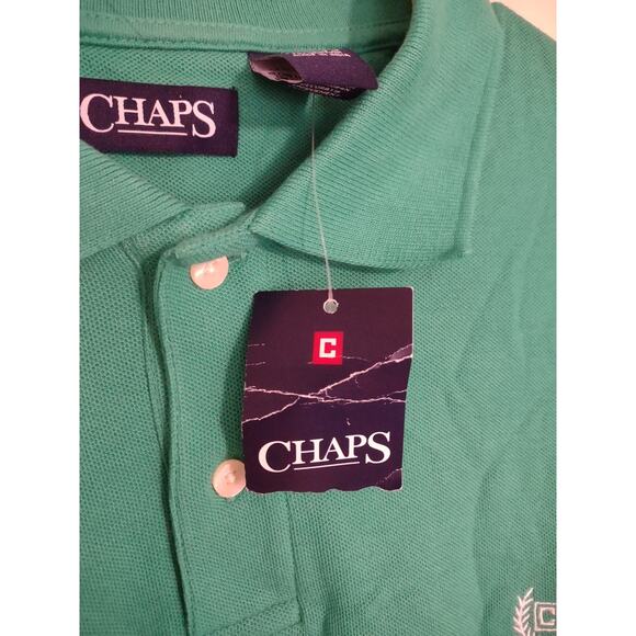 Chaps Polo Short sleeve shirt‎ Men's Size XL Green - Picture 4 of 5